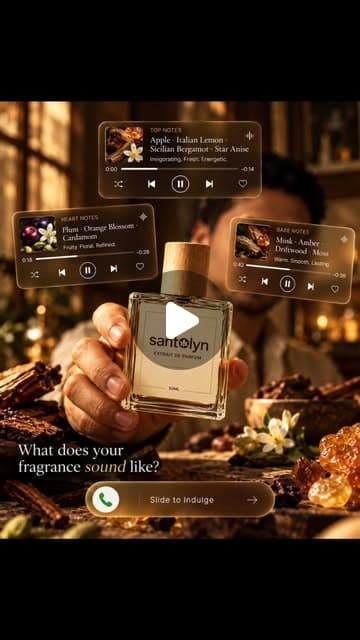 What does your fragrance sound like? Santalyn, note by note.